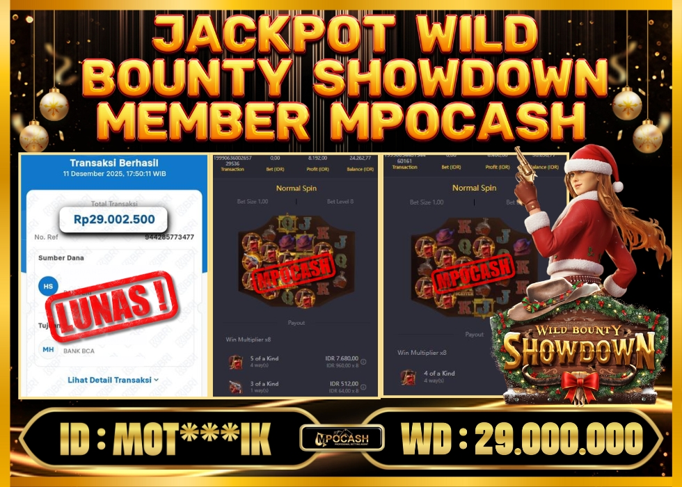 MPOCASH JACKPOT WILD BOUNTY SHOWDOWN